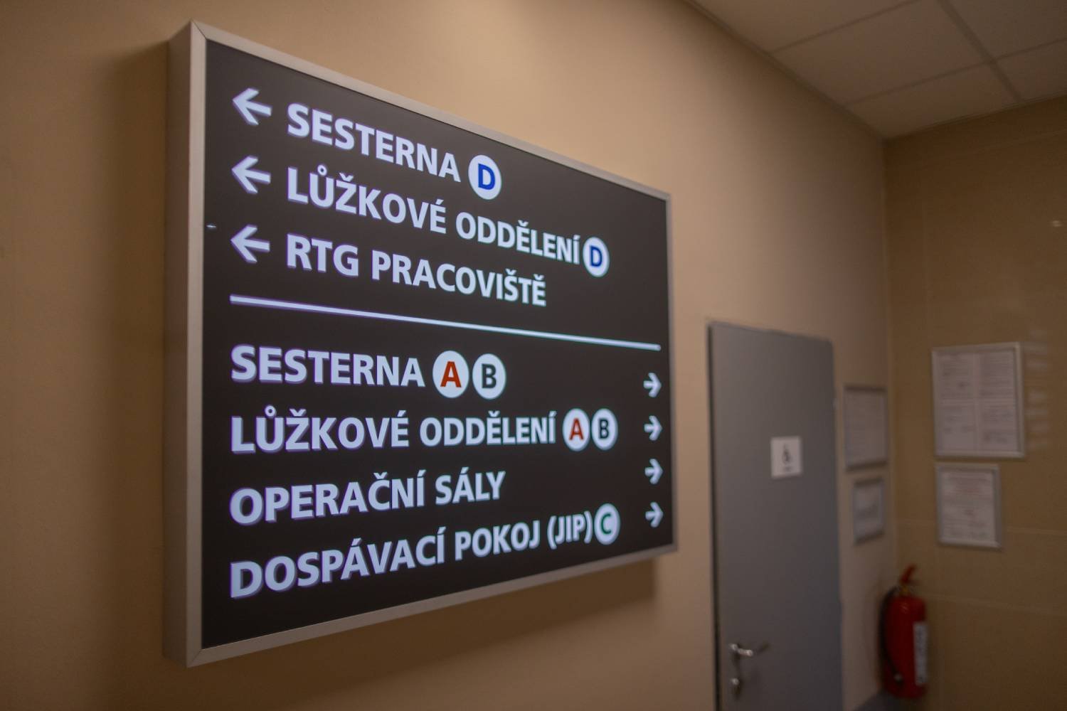 Pacientské pokoje - oddělení Pacientské pokoje - oddělení
