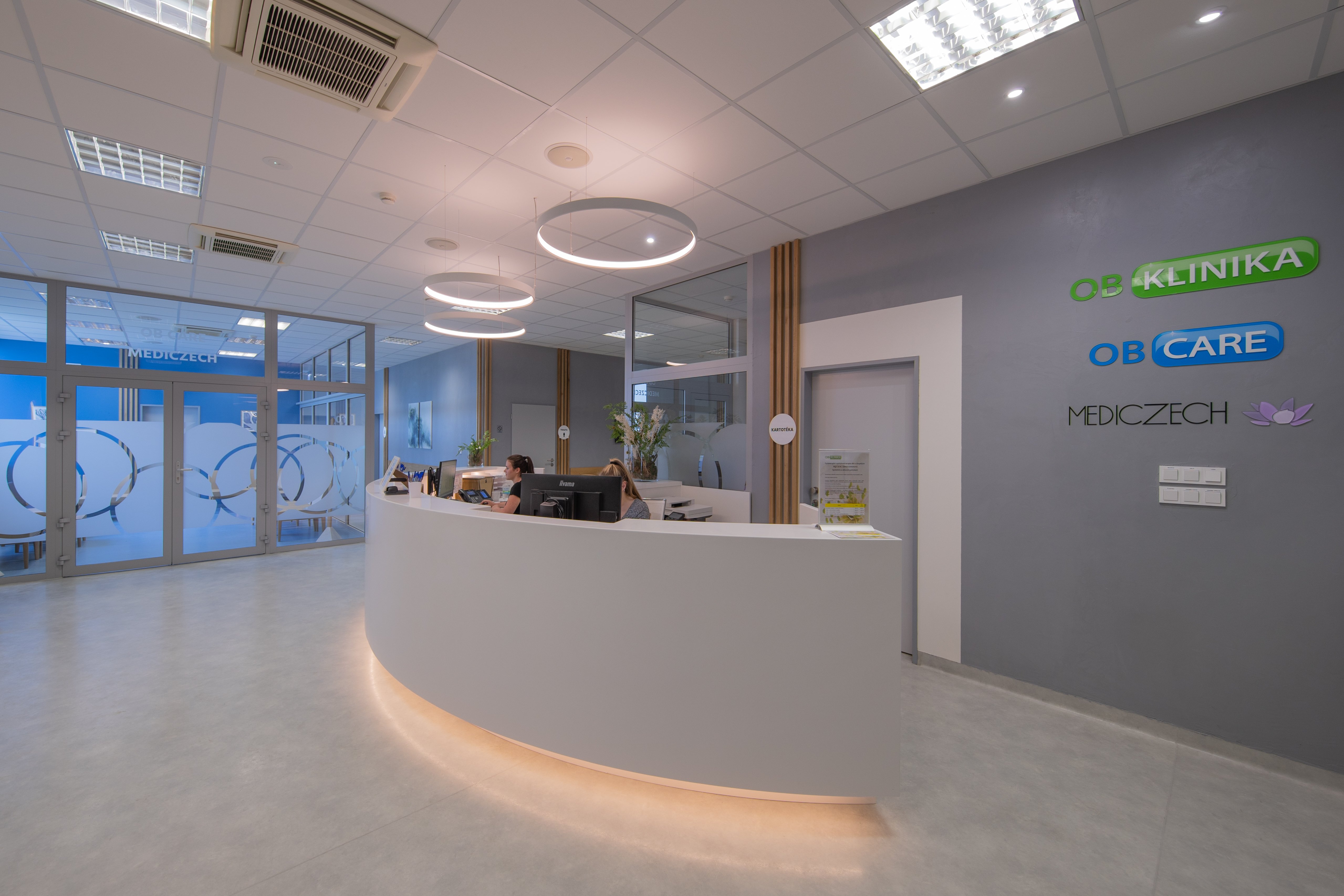 Nová recepce OB Kliniky Nová recepce OB Kliniky